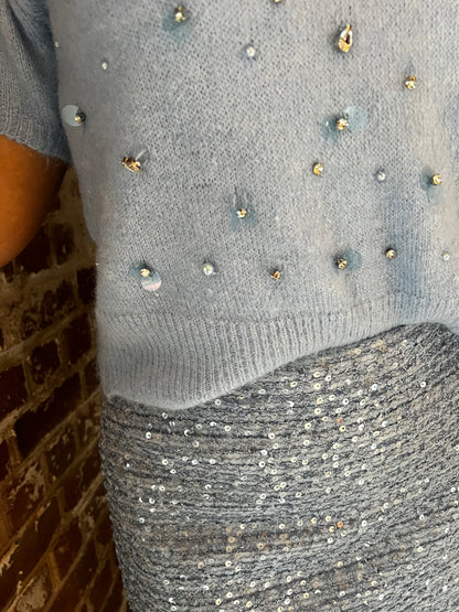 Mini rokje baby blauw