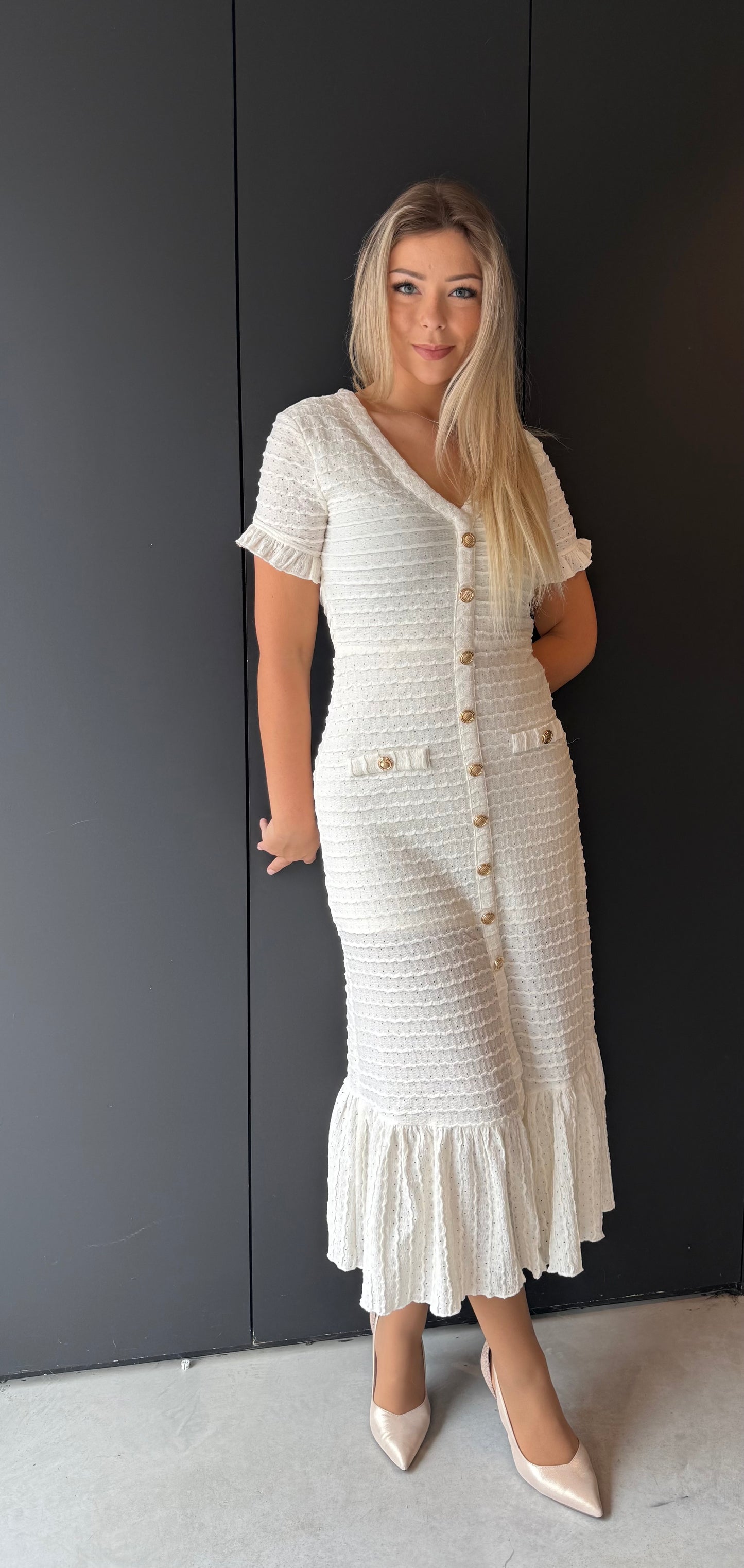 Kleedje Sophia crème